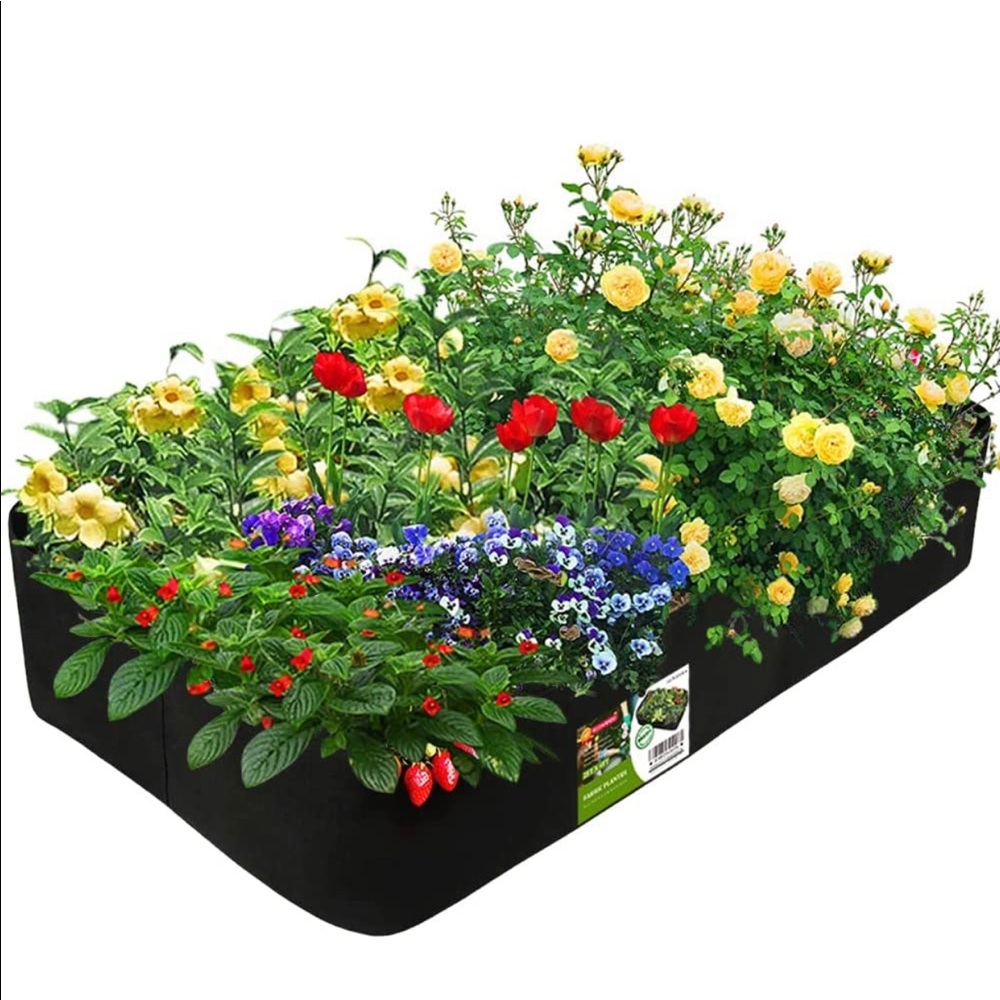 Raised garden bed, vegetable garden planter outdoor plants 2 ft x 4 ft spring